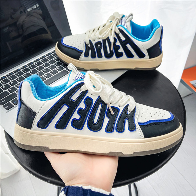 2022 Men's Casual Sneakers New Fashion Luxury Brand Vulcanize Shoes Breathable Men White Shoes Students Tenis Free Shipping