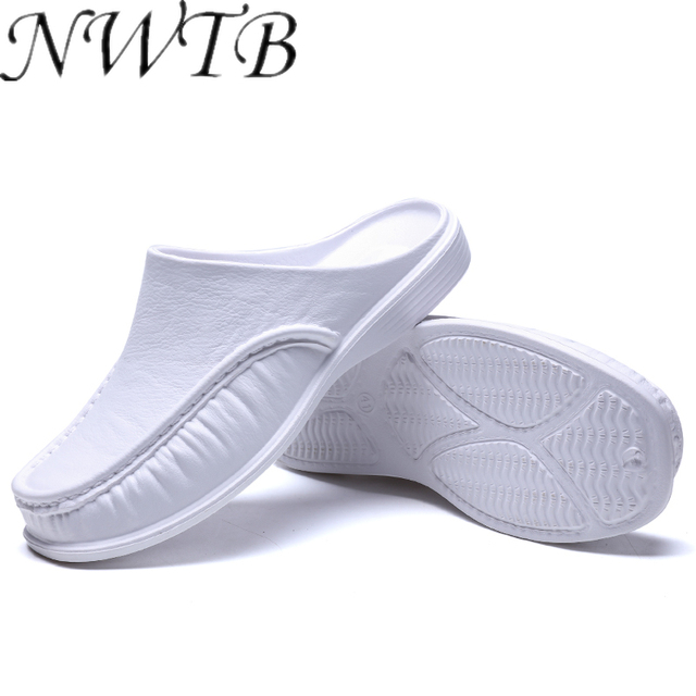 Men Slippers Slip On Flat Shoes Fashion Beach Sandals Home Shoes Size 40-47 Slippers For Home Men Autumn Casual Shoes Loafers