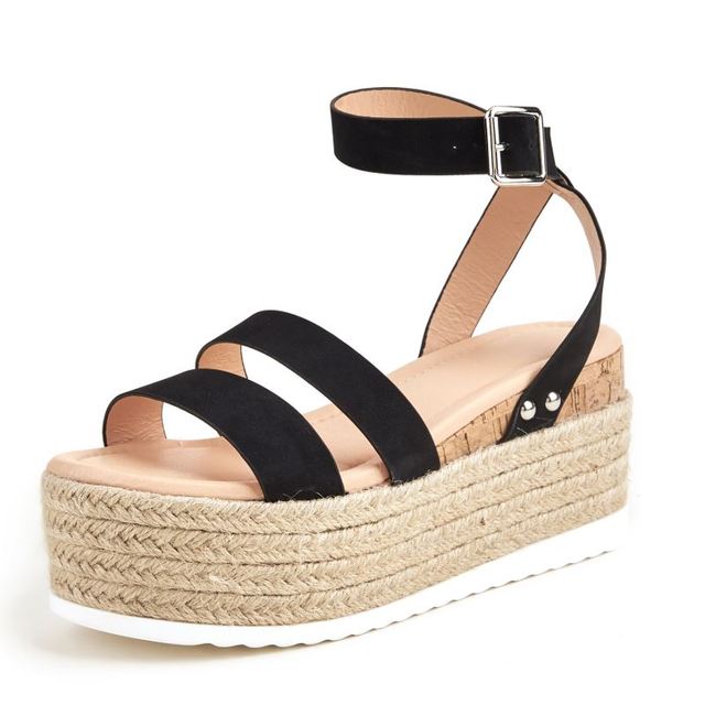 LuasTuas Women Sandals Ankle Strap New Fashion Platform Summer Shoes for Woman Casual Daily Office Lady Shoes Size 36-43