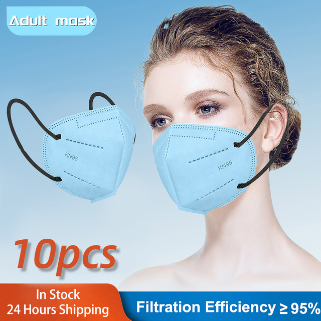 Morandi KN95 Mask ffp2necce 5 Layers FFP 2 Mascarillas FPP2 homology ada KN95 High Quality Mouth Face Mask Health Protection Mask