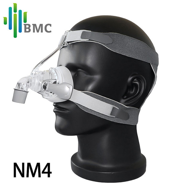 BMC NM2/NM4/N5B Nasal Mask CPAP Mask Sleep Mask With Headgear S/M/L Three Size Suitable For CPAP Machine Connect Hose And Nose