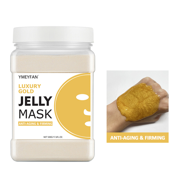 Hydro Jelly Mask Powder 500g Hydrogel Mask Vampire Face Skin Care Facial Mask Whitening VC Gold Rose Moisturizing Collagen Mask