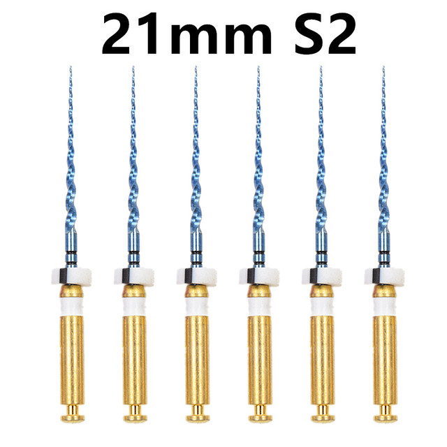 Dental Heat Activated Files Blue Endo Files Drive Use Rotary Files SX-F3 25mm For Root Canal Treatment