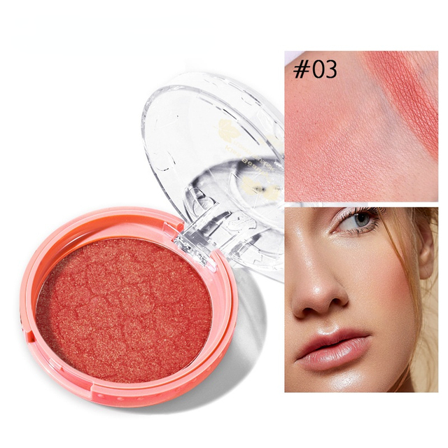 Multifunctional Makeup Palette Face Blusher Lightweight Matte Eyeshadow Palette Natural Face Blusher