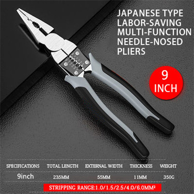 7/9in Multifunctional Universal Diagonal Pliers Needle Nose Kabelschneider Computer Equipment Electrical Wire Cutters Wire Stripper