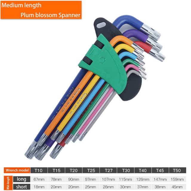 Metric Metal Hex Wrench Allen Wrench Set Hex Screwdriver Hex Wrench Allen Keys Keys Hand Tool Set Portable With