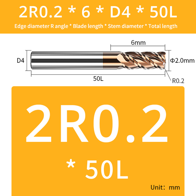 AUG Tool Corner Radial End Mill CNC R Bull Nose Milling Cutter Tungsten Carbide Steel Metal Router Tool R0.5 R1 4 Flutes