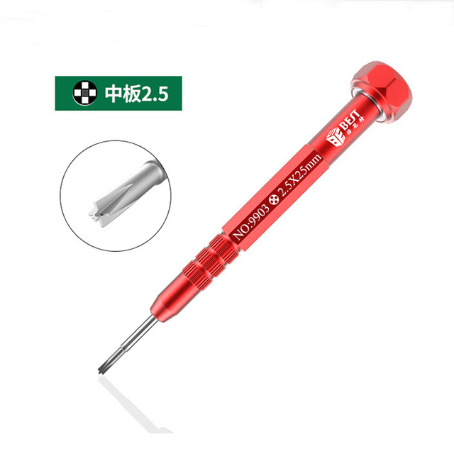 Precision Screwdriver P2 0.8 Pentalobe Y 0.6 Tri-wing 1.5 Phillips 2.5 Cross Head for iPhone Samsung Xiaomi Huwei Repair Tool