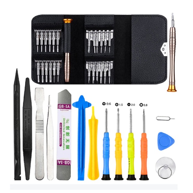 Cell Phone Repair Screwdriver Set 22 in 1 Repair Tool Kit for iPhone MacBook and PC