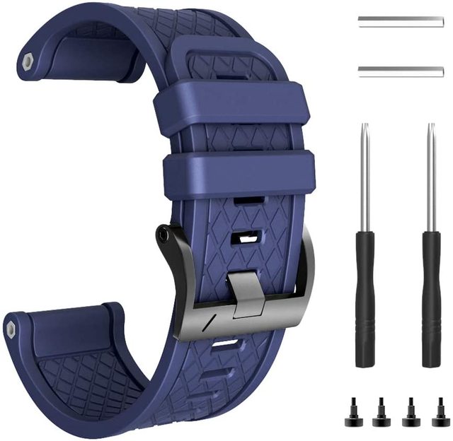 Original Silicone Band for Garmin Fenix ​​2 Soft Silicone Watch Strap Replacement for Garmin Fenix ​​2 Smartwatch Women Men