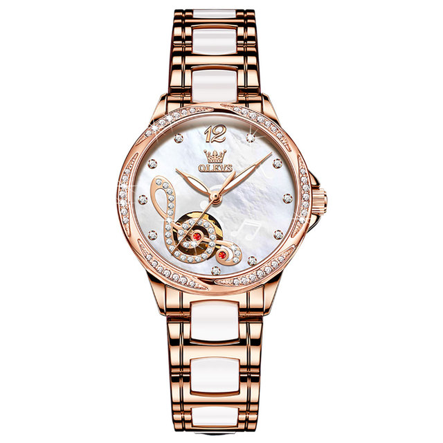 OLEVS Women's Watch Automatic Mechanical Water Resistant Wrist Watch