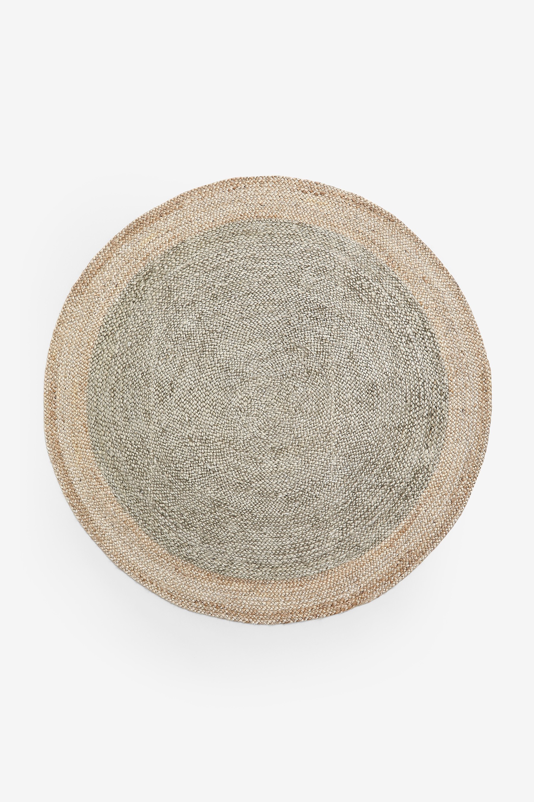 Blonde Jute Circle Rug