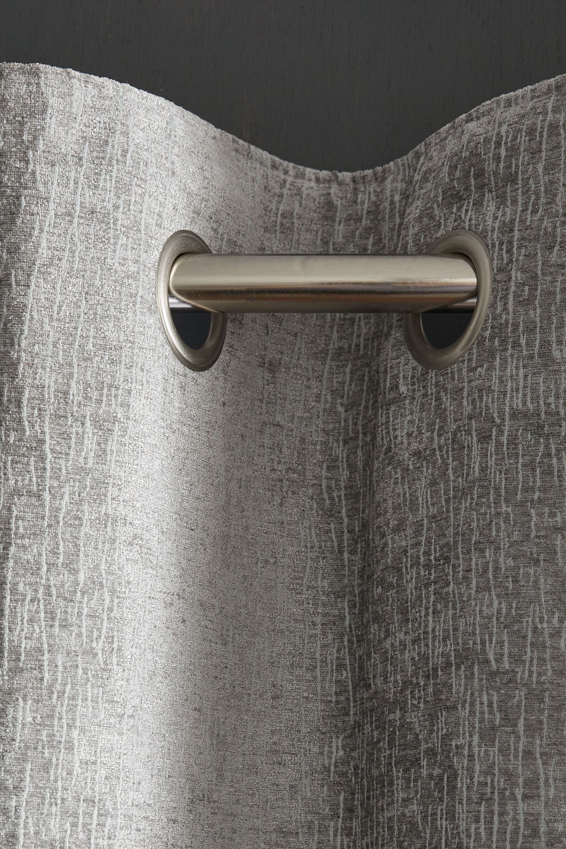 Heavyweight Chenille Curtains Eyelet Lined