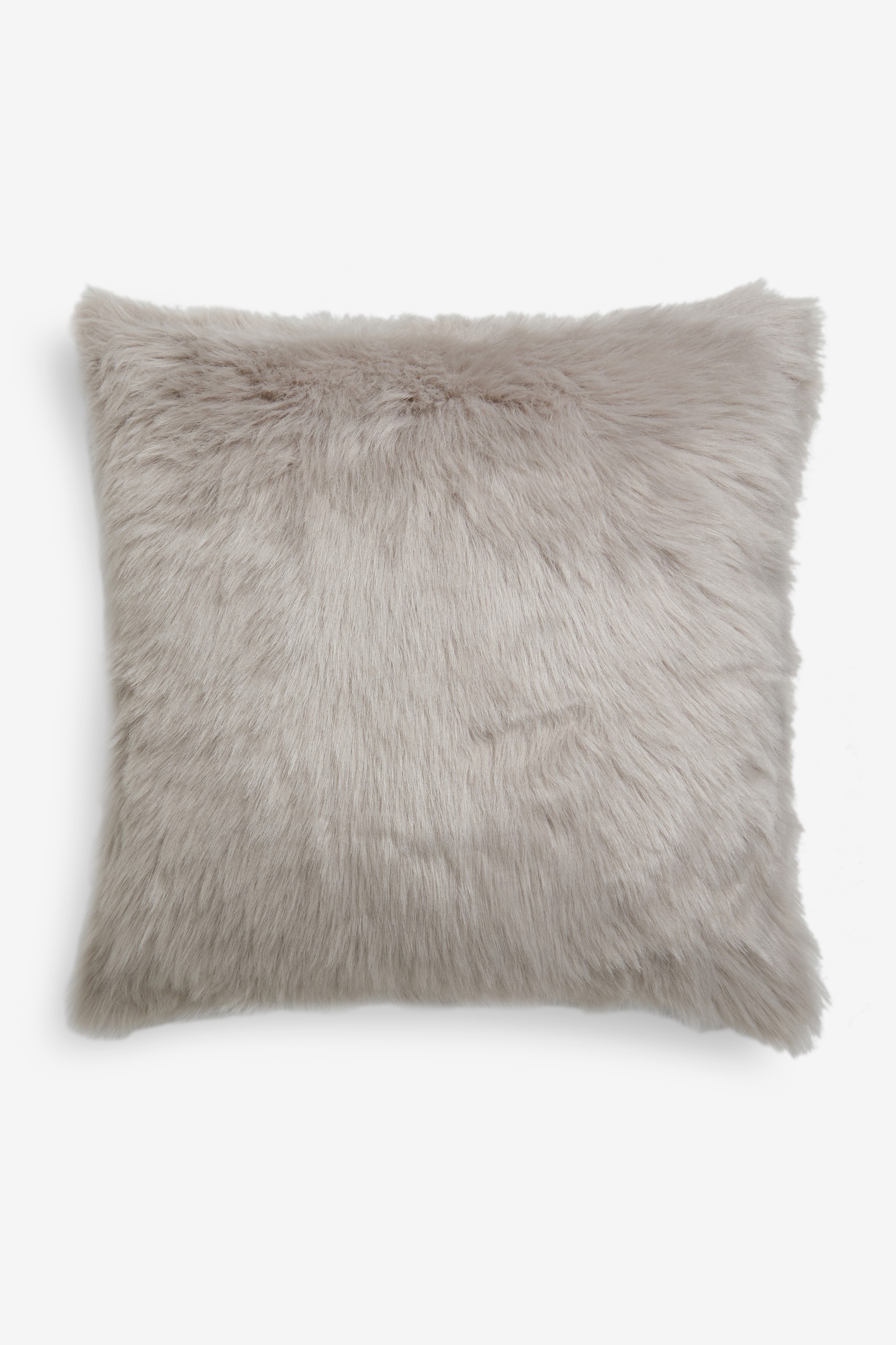 Faux Fur Heart Cushion