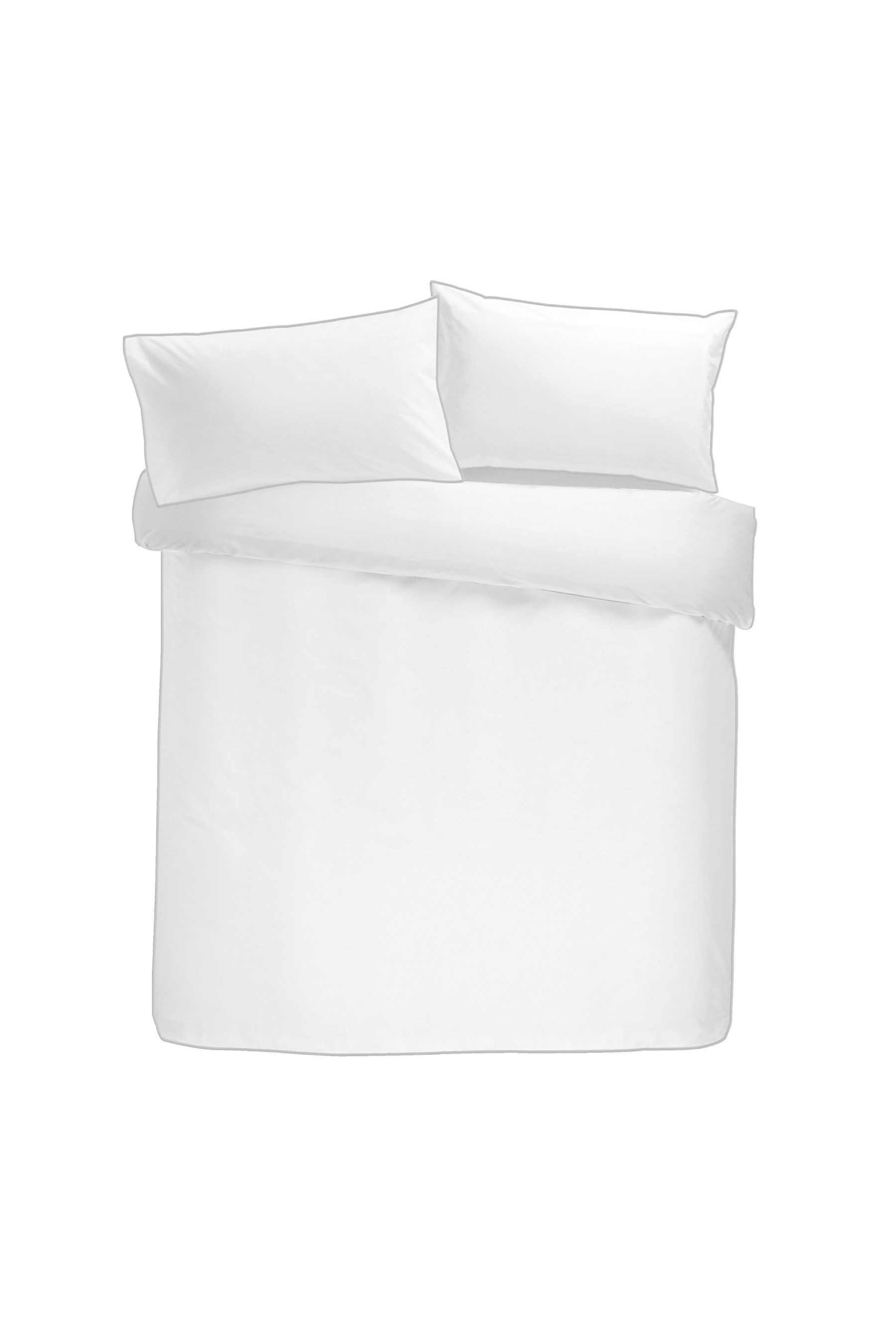 Appletree Plain Dye Duvet Cover and Pillowcase Set