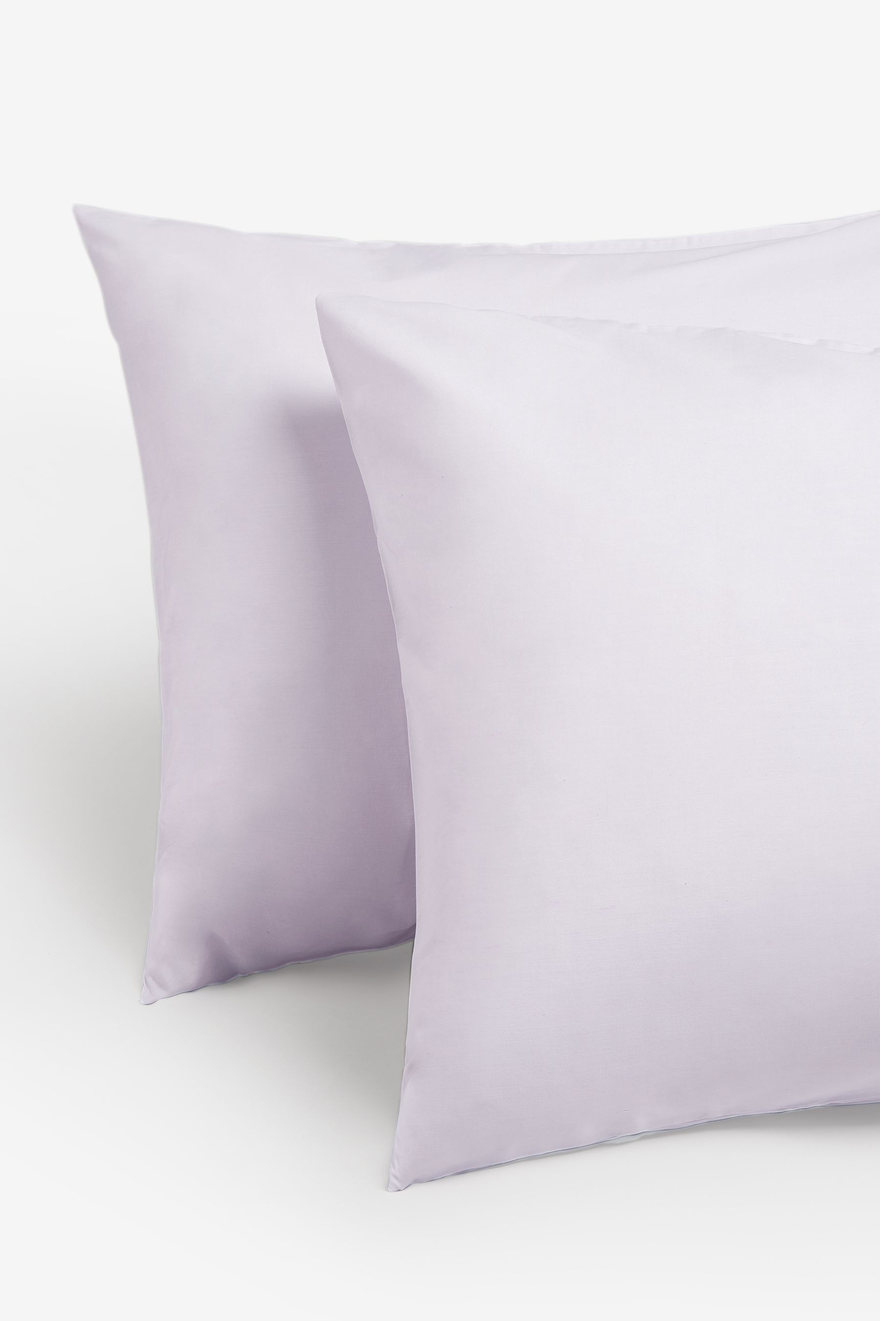 Cotton Rich Duvet Cover and Pillowcase Set Plain Percale