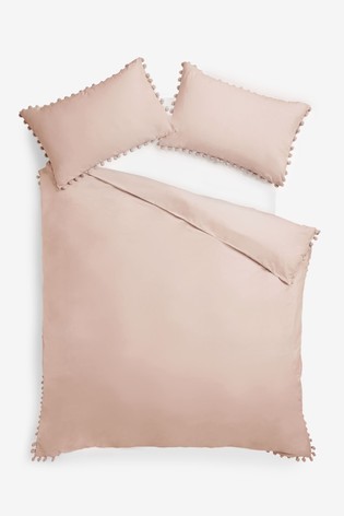 Pom Pom Duvet Cover And Pillowcase Set