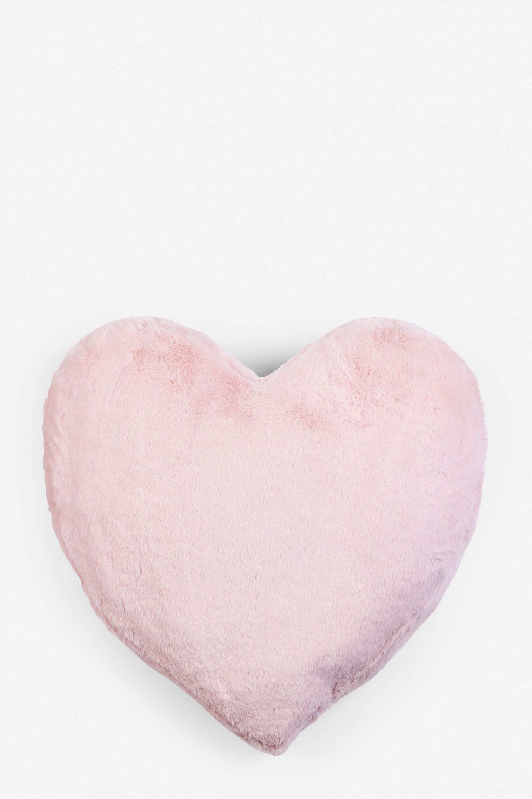 Super Soft Heart Faux Fur Cushion