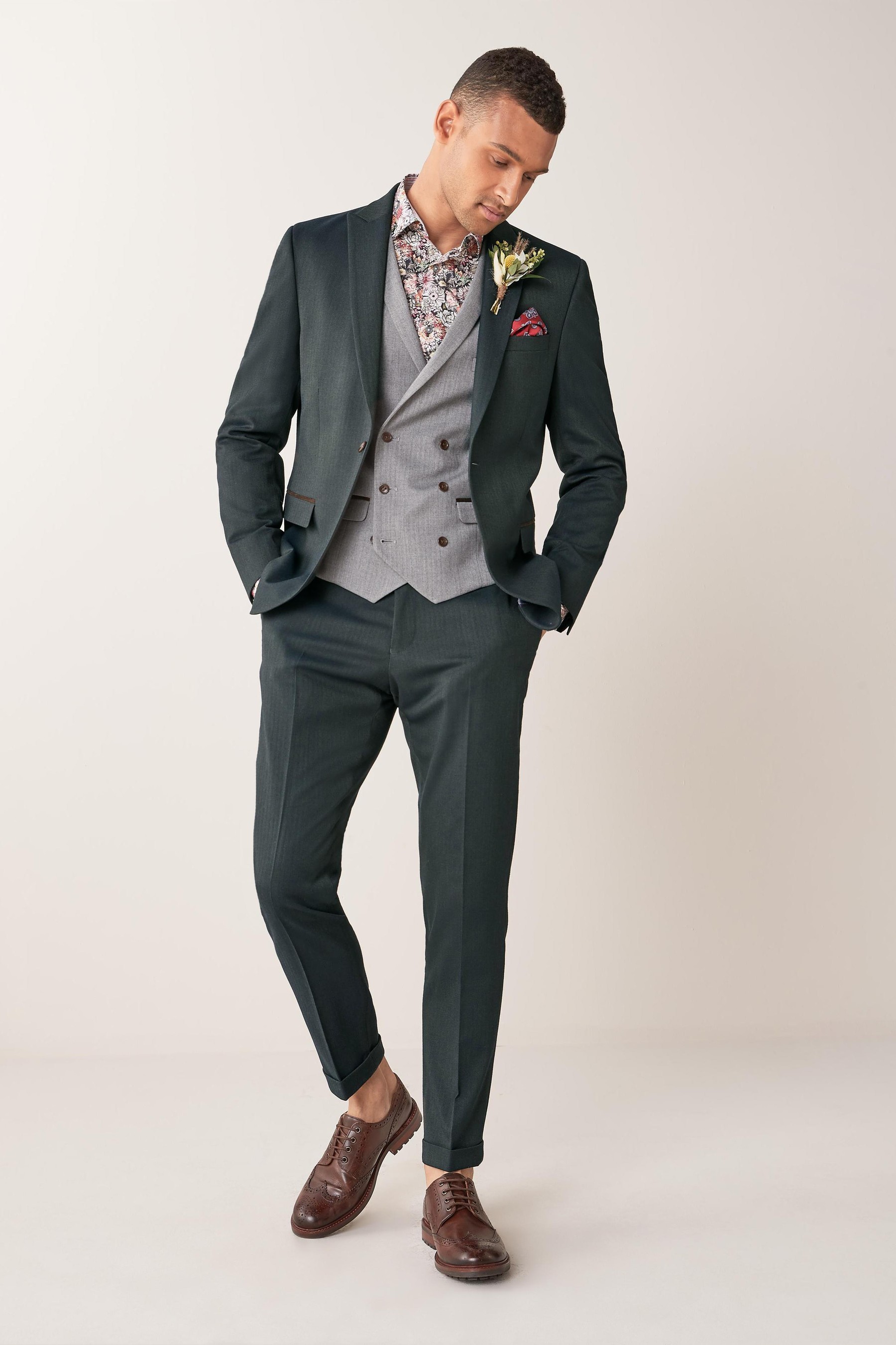 Herringbone Suit: Jacket