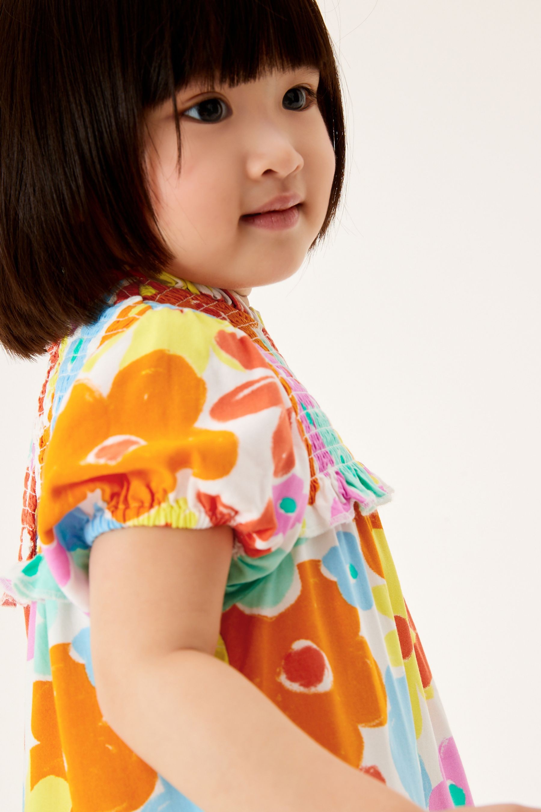 Printed Shirred Dress (3mths-7yrs)