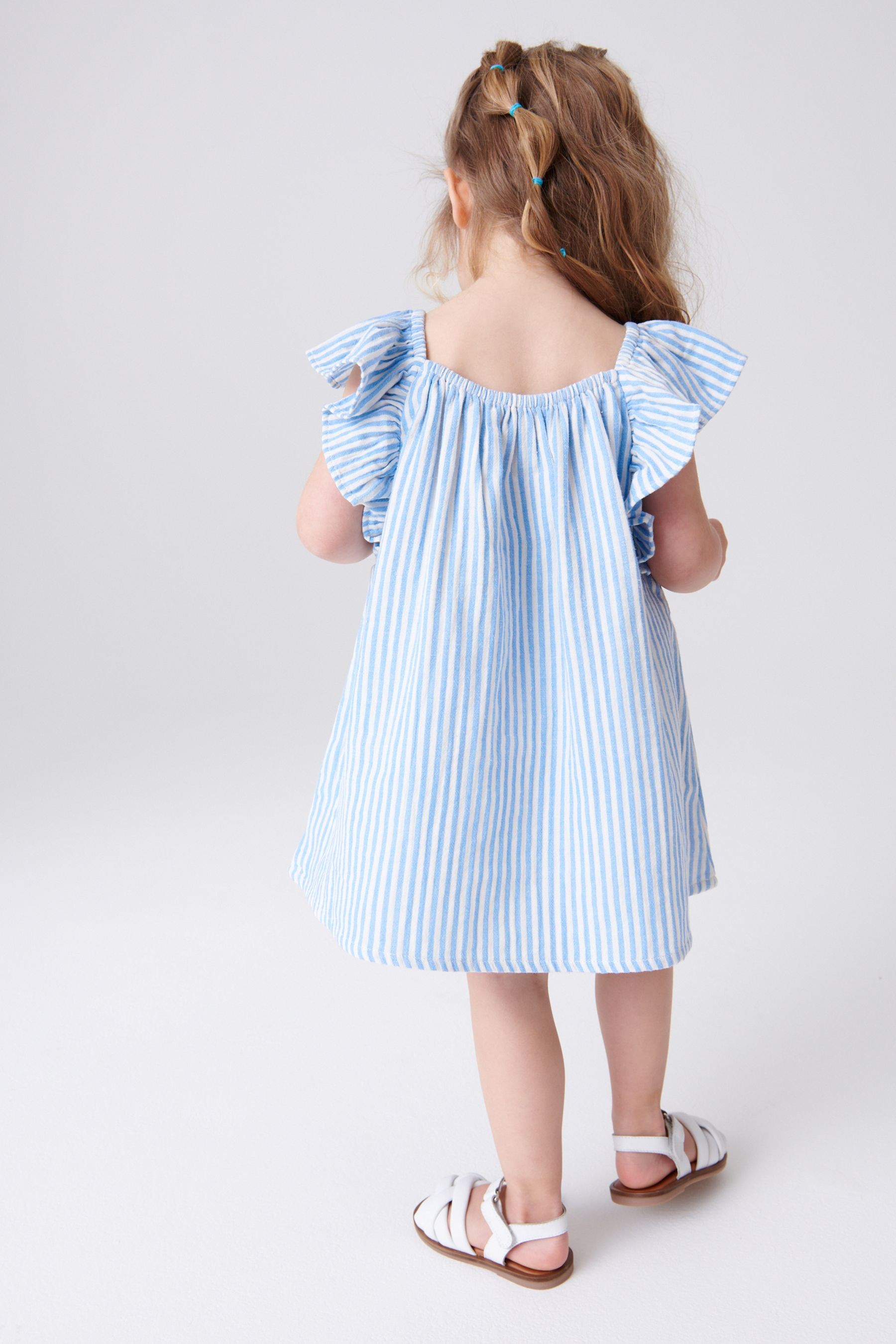 Frill Sleeve Dress (3mths-8yrs)