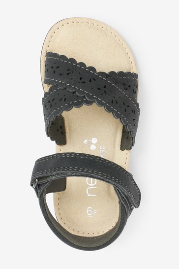 Scallop Sandals Wide Fit (G)