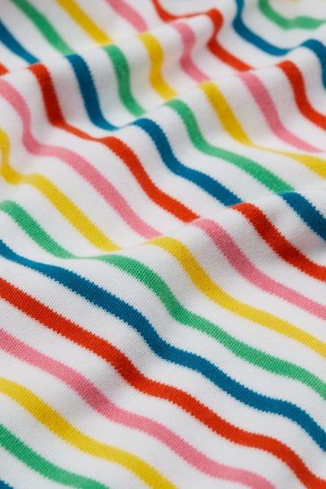 Frugi Natural Organic Rainbow Stripe Betty Bodysuit