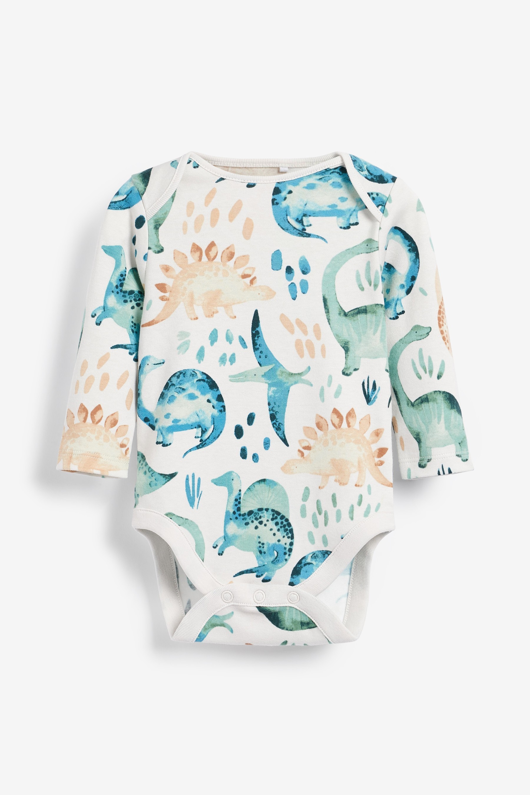 Baby 5 Pack Long Sleeve Bodysuits (0mths-3yrs)