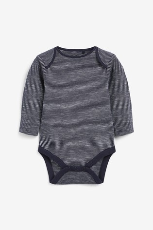 Long Sleeve Baby Bodysuits 3 Pack (0mths-3yrs)