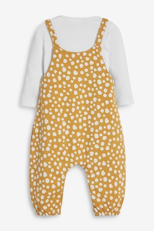 Spot Baby Dungaree And Bodysuit Set (0mths-2yrs)