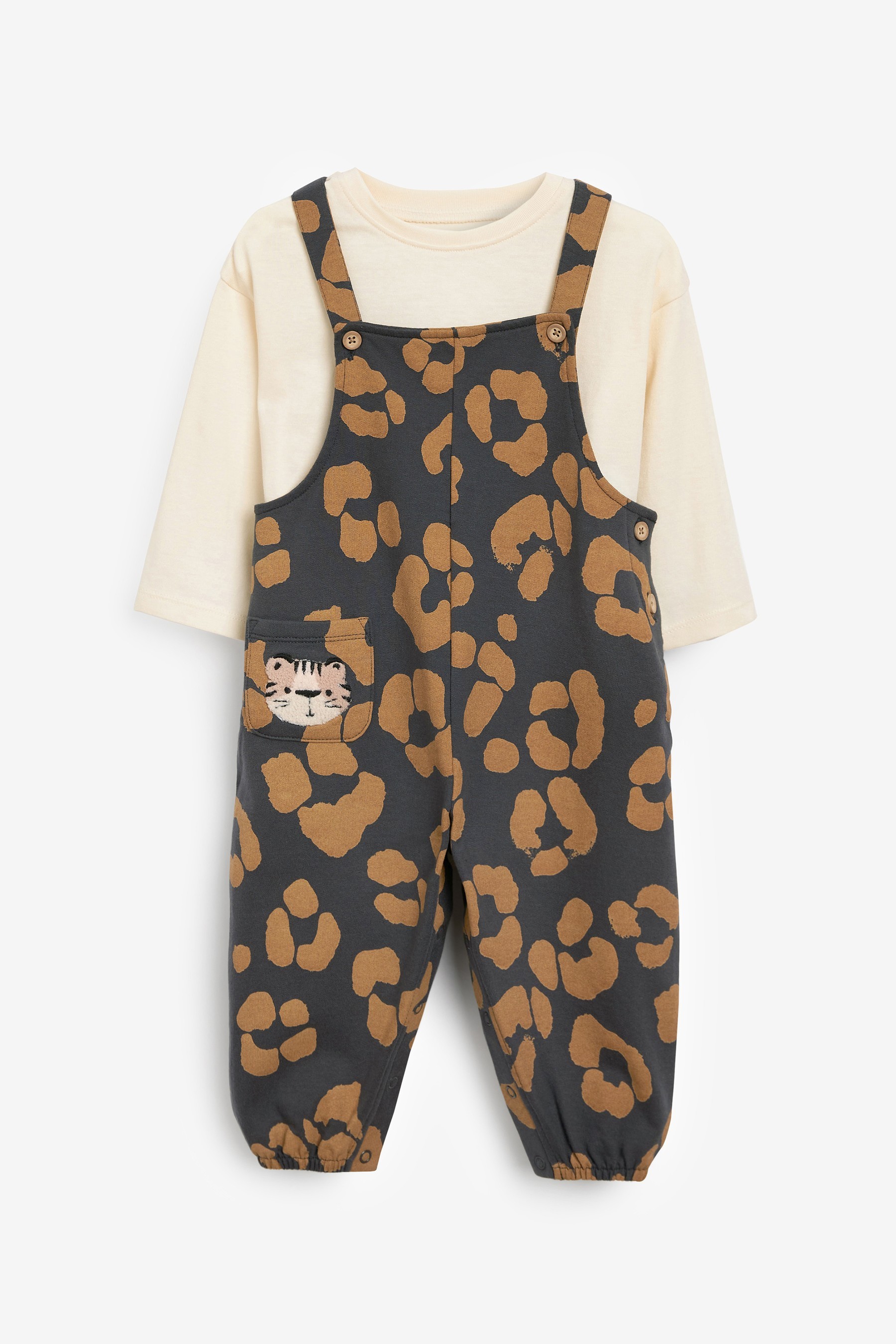 Dungarees And T-Shirt Set (3mths-7yrs)