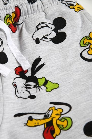 Brand Threads Disney Mickey Mouse Boys BCI Cotton Daywear Set Ages 1-5