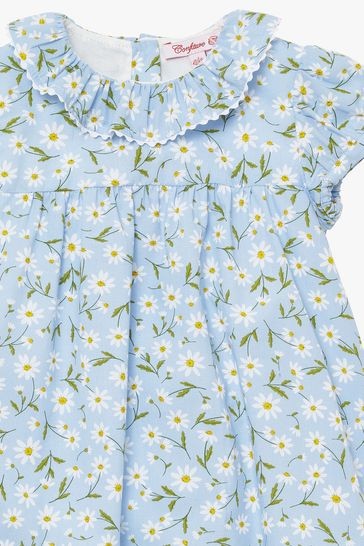 Trotters London Little Catherine Blue Daisy Romper