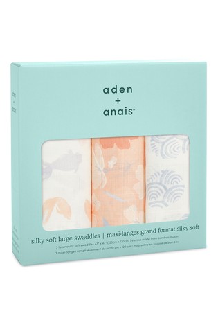 aden + anais Koi Pond Silky Soft Large 3 Pack Blankets