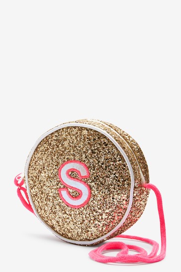 Initial Glitter Bag