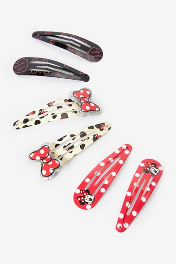 Minnie Mouse Clips 6 Pack