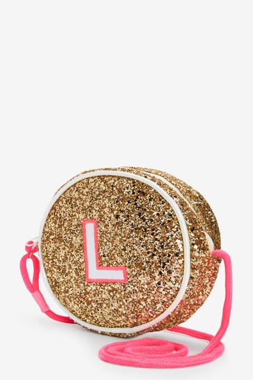 Initial Glitter Bag