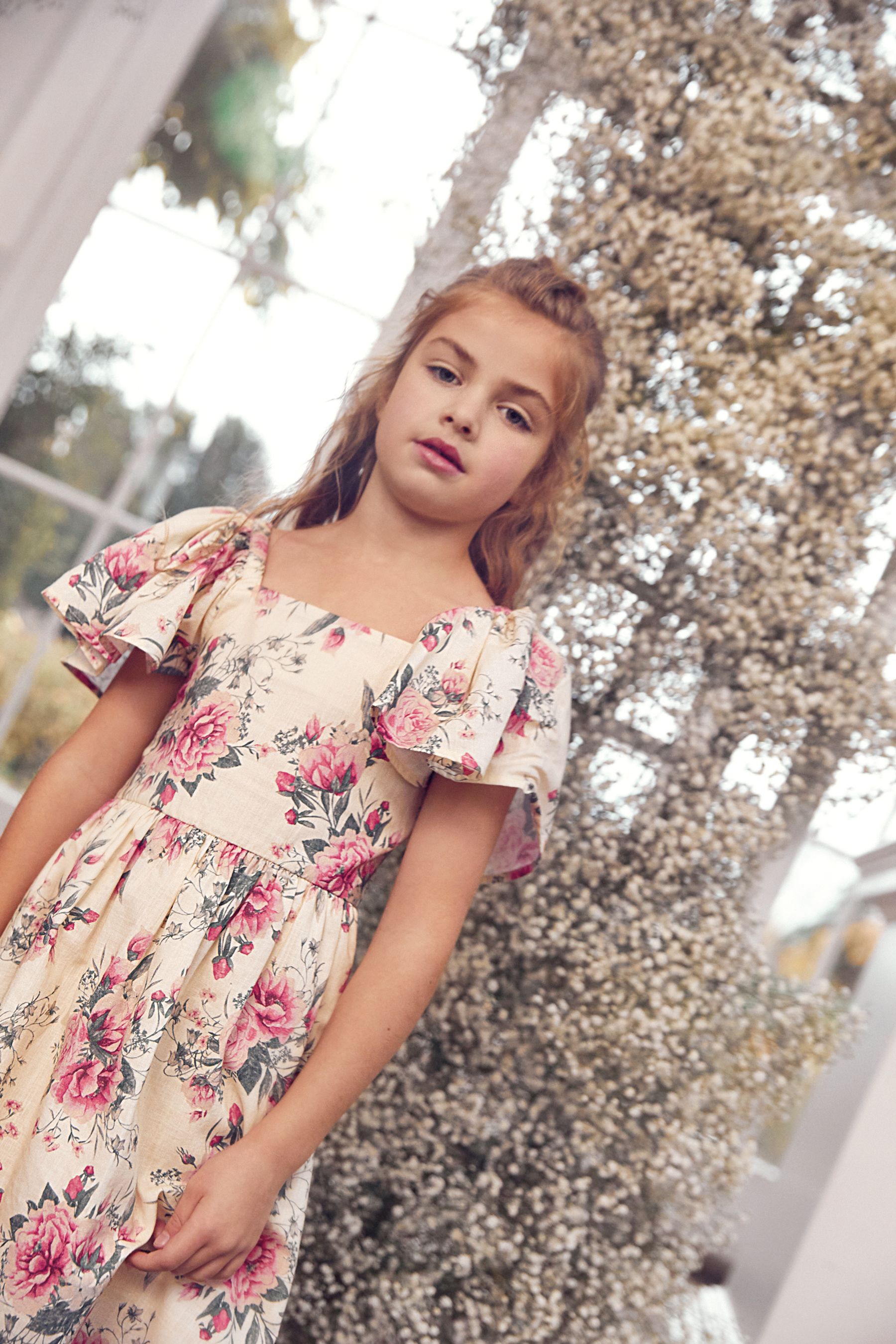 Angel Sleeve Dress (3-16yrs)