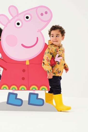 Regatta Peppa Pig™ Yellow Muddy Puddle Waterproof Jacket