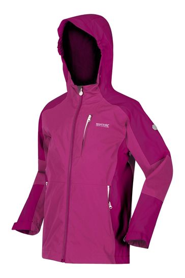 Regatta Junior Pink Calderdale Ii Waterproof Jacket