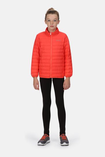 Regatta Junior Orange Hillpack Packaway Baffle Jacket