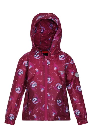 Regatta Pink Peppa Pig Waterproof Pack It Jacket