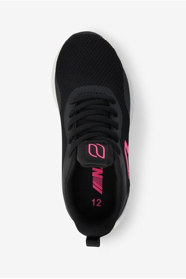 Lace-Up Mesh Trainers