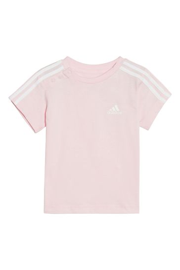 adidas Infant Pink Essentials Set