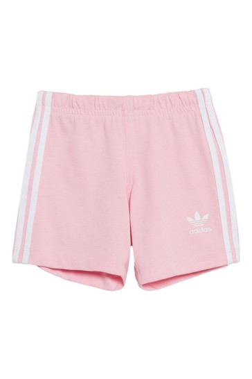 adidas Originals Pink Infant Adicolor Trefoil Set