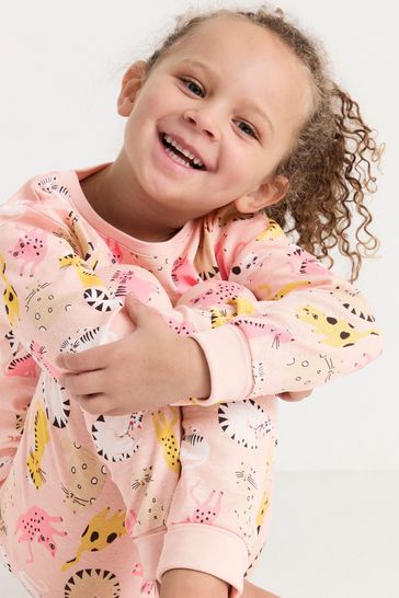 Lindex Kids Printed Top & Bottoms Co-Ord Set