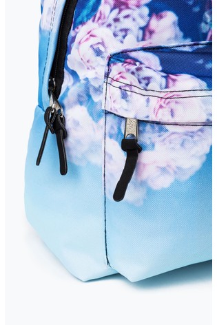 Hype. Girls Blue Multi Rose Fade Backpack