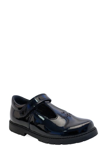 Start-Rite Liberty Black Patent Leather T-Bar Shoes