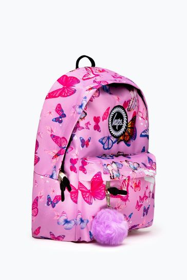 Hype Pink Butterfly Backpack