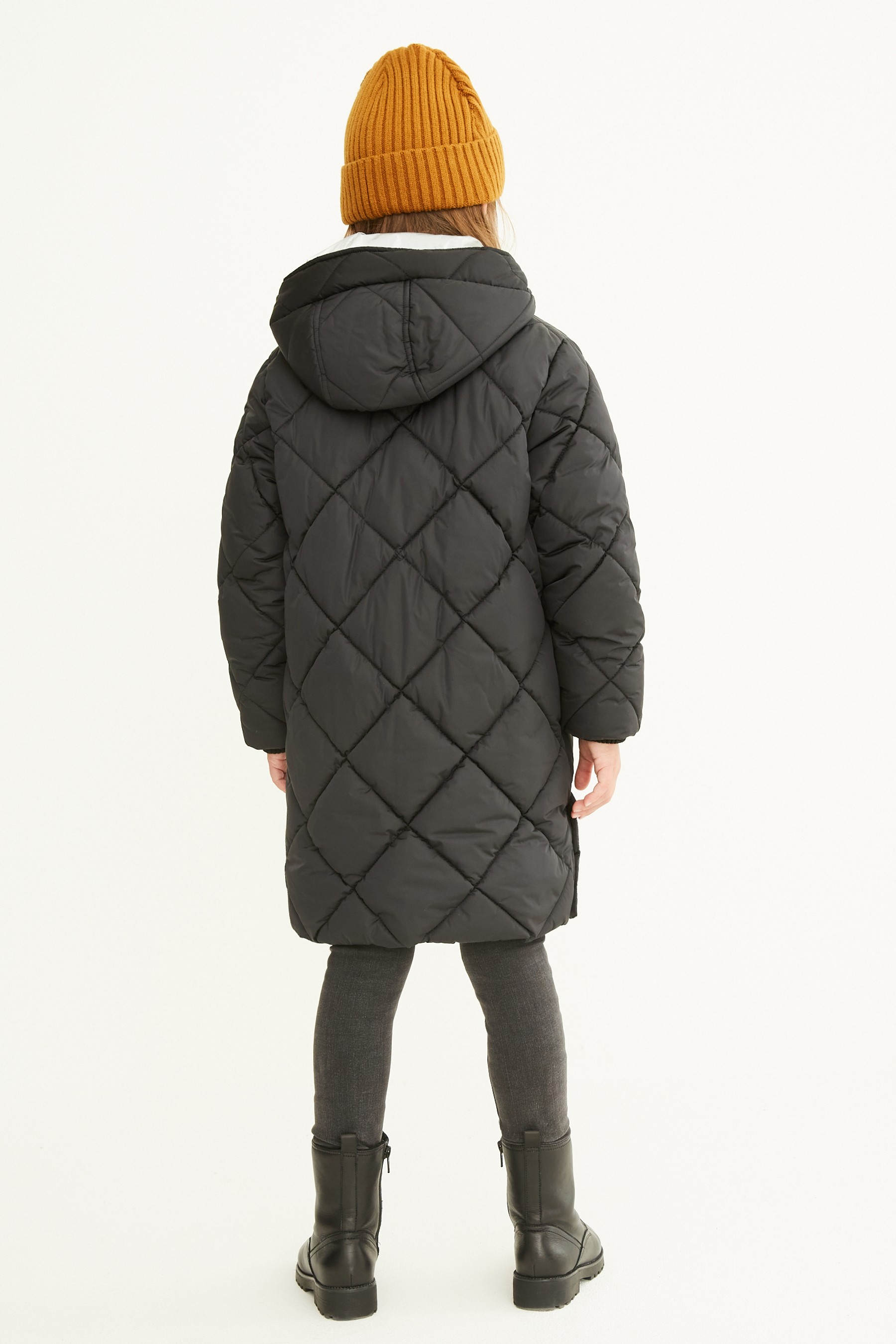 Shower Resistant Quilted Padded Coat (3-16yrs)